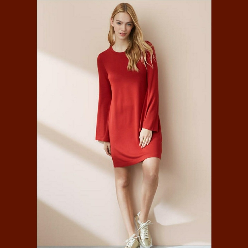 SOLD Lou & Grey Signature Soft Bell Sleeve Dress